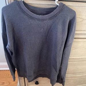 Grey crewneck sweatshirt